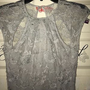 Silver rose dress